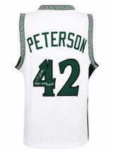 Morris Peterson Signed White Custom College Basketball Jersey w/2000 NCAA Champs