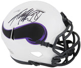 Adrian Peterson Signed Minnesota Vikings Lunar Eclipse Riddell Speed Mini Helmet