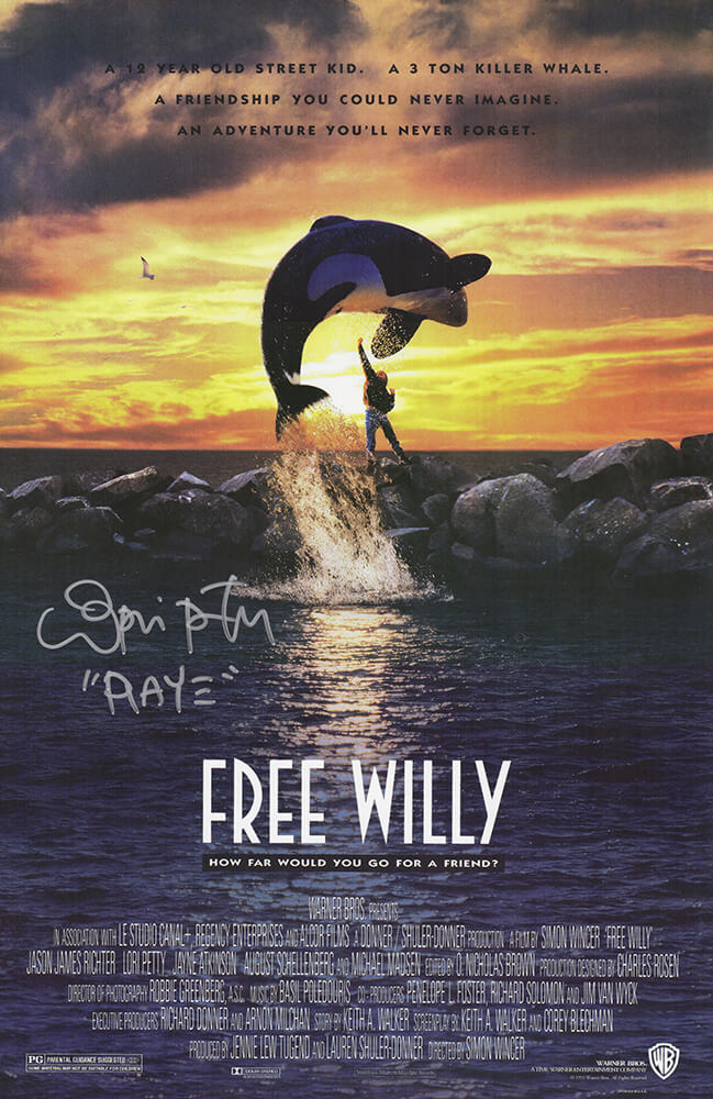 Lori Petty Signed Free Willy 11x17 Movie Poster w/Rae