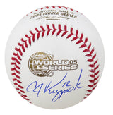 A.J. Pierzynski Signed Rawlings Official 2005 World Series Baseball