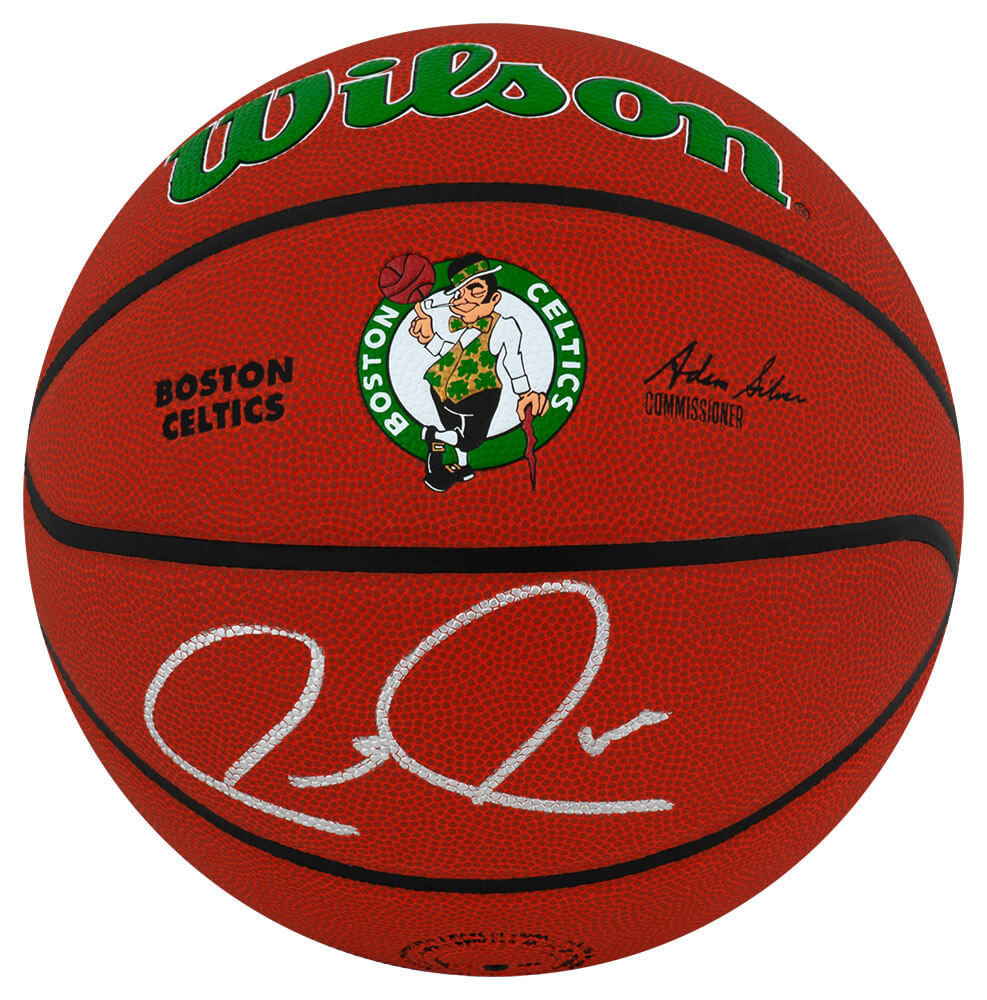 Paul Pierce Signed Wilson Boston Celtics Logo NBA Basketball - (Fanatics)
