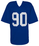Jason Pierre-Paul Signed Blue Custom Football Jersey - (JSA)