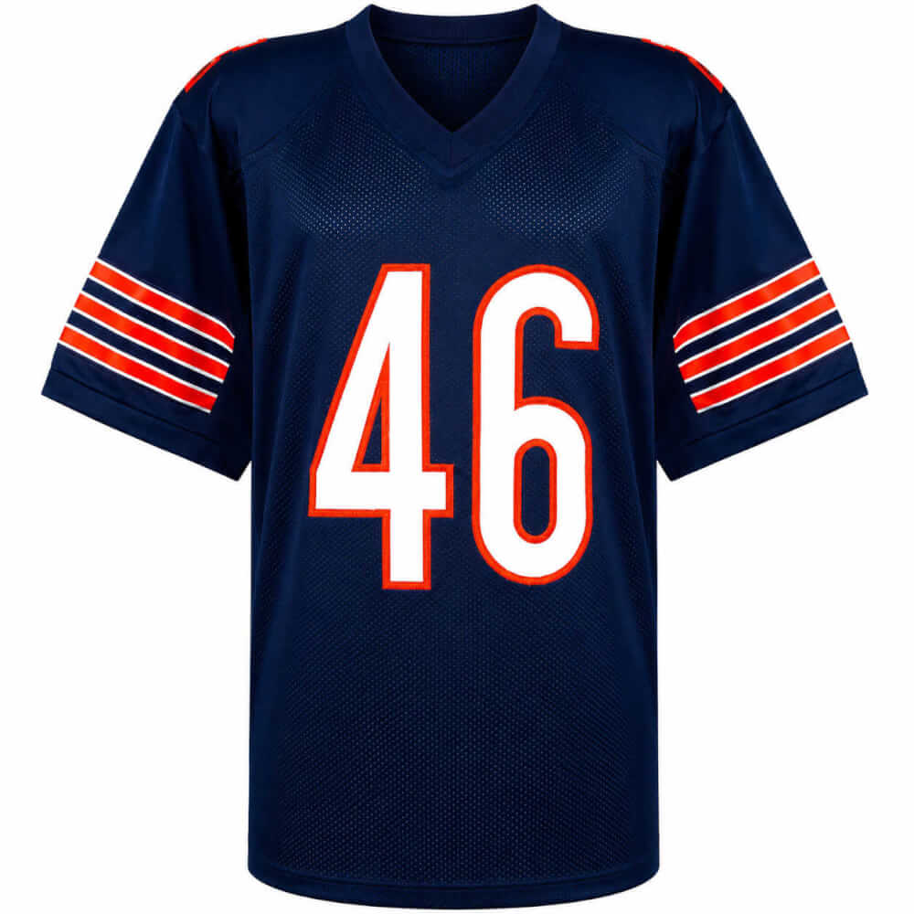 Doug Plank Signed Navy Custom Football Jersey w/46 Defense