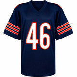 Doug Plank Signed Navy Custom Football Jersey w/46 Defense
