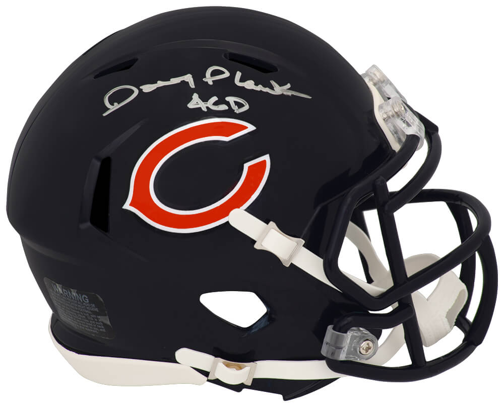 Doug Plank Signed Chicago Bears Riddell Speed Mini Helmet w/46-D