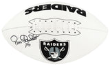 Jim Plunkett Signed Raiders Franklin White Logo Full Size Football