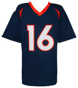 Jake Plummer Signed Navy Custom Football Jersey w/Snake