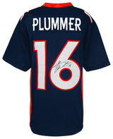 Jake Plummer Signed Navy Custom Football Jersey w/Snake