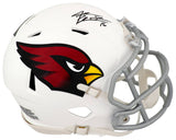 Jake Plummer Signed Arizona Cardinals (Current Style) Riddell Speed Mini Helmet w/Snake