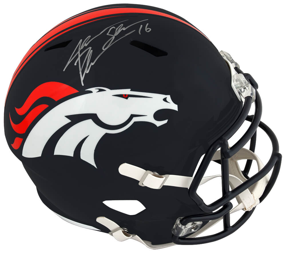 Jake Plummer Signed Denver Broncos Riddell Full Size Speed Replica Helmet w/Snake