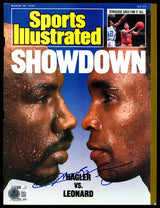 Sugar Ray Leonard Autographed Sports Illustrated Magazine Beckett BAS QR #BM37191