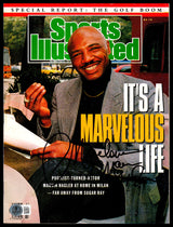 Marvelous Marvin Hagler Autographed Sports Illustrated Magazine Beckett BAS QR #BM37202