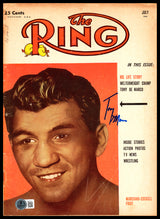 Tony De Marco Autographed Ring Magazine Beckett BAS QR #BM37212