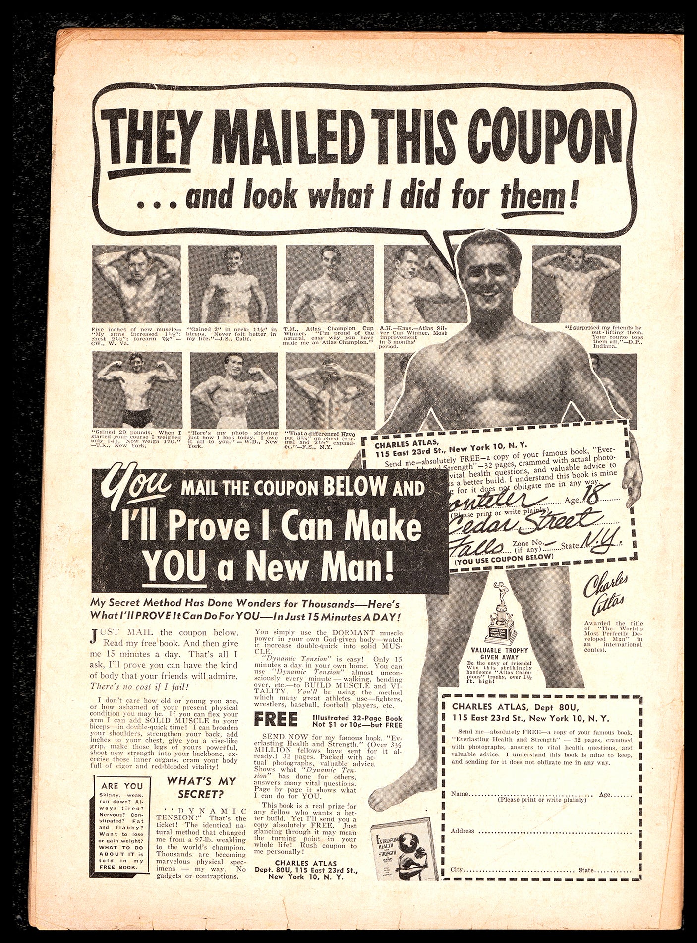 Tony De Marco Autographed Ring Magazine Beckett BAS QR #BM37213