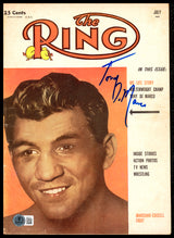 Tony De Marco Autographed Ring Magazine Beckett BAS QR #BM37214