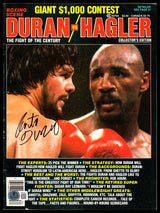 Roberto Duran Autographed Magazine Beckett BAS QR #BM37864