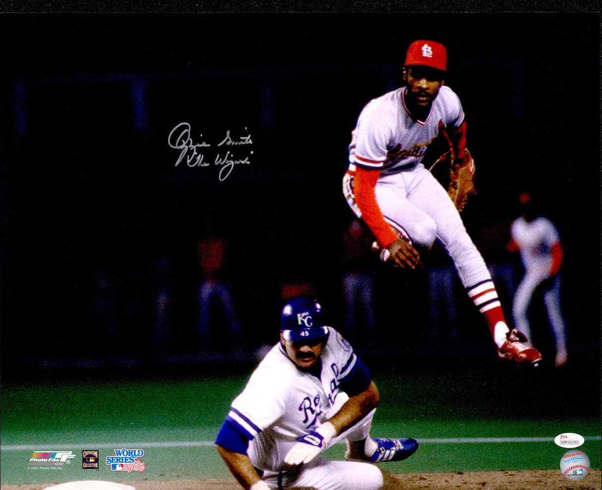 Ozzie Smith Autographed 16x20 Photo St. Louis Cardinals "The Wizard" JSA #WPP101767