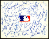 Pee Wee Reese & Bill Veeck Autographed 11x14 Poster With 38 Others SKU #235921