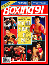 Julio Cesar Chavez Autographed Magazine Beckett BAS QR #BM37843