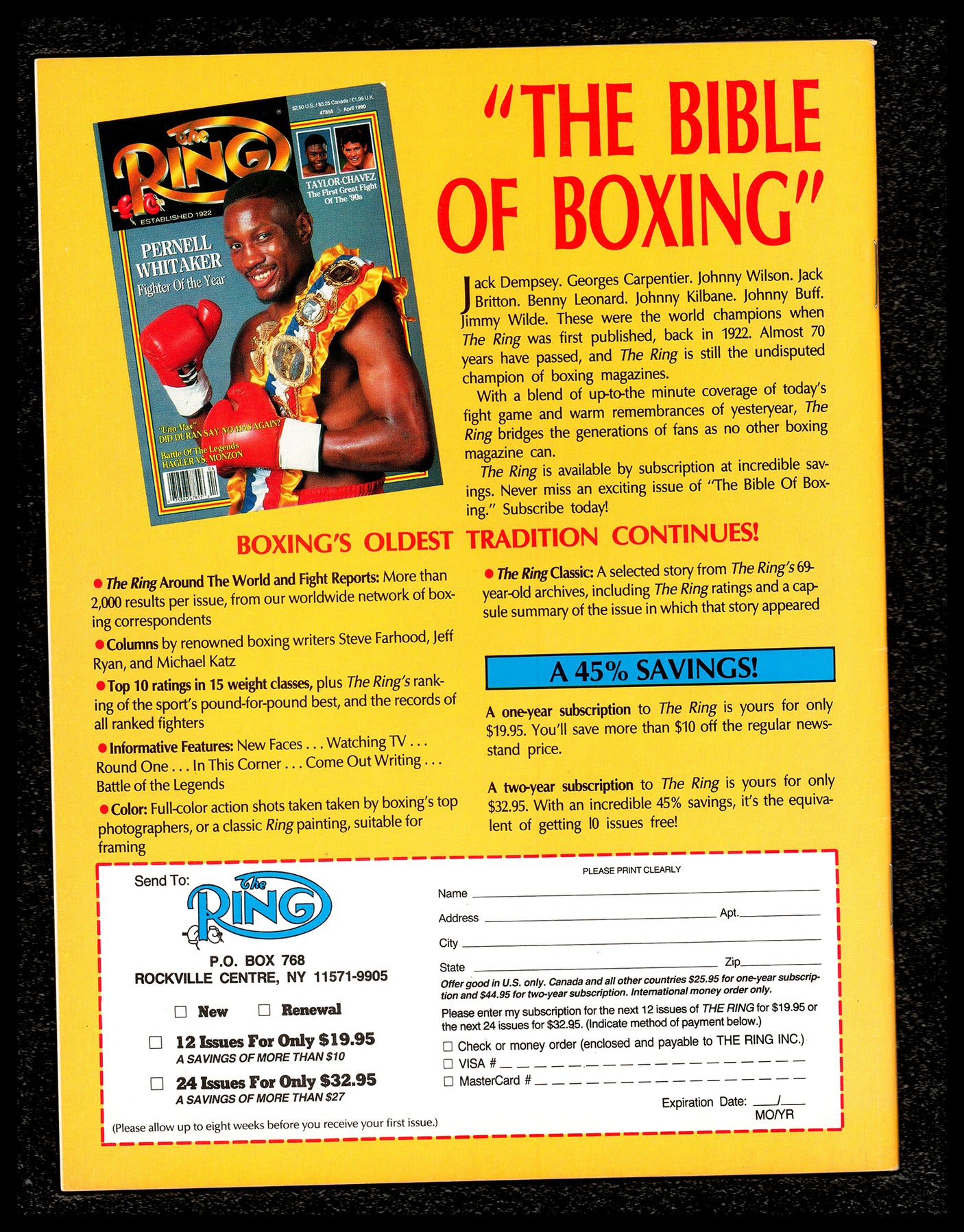 Julio Cesar Chavez Autographed Magazine Beckett BAS QR #BM37843