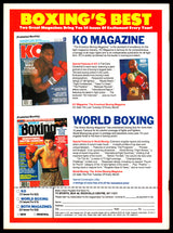 Sugar Ray Leonard Autographed Magazine Beckett BAS QR #BM37835