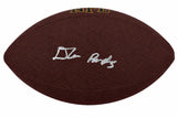 D'Angelo Ponds Signed Wilson Super Grip Full Size NFL Football