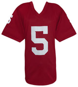 D'Angelo Ponds Signed Red Custom College Football Jersey
