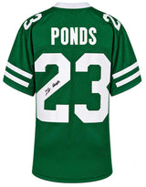 D'Angelo Ponds Signed Green Custom Football Jersey