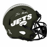 D'Angelo Ponds Signed New York Jets SALUTE Riddell Full Size Speed Replica Helmet