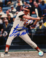 Boog Powell Signed Baltimore Orioles Batting Action 8x10 Photo w/70 MVP