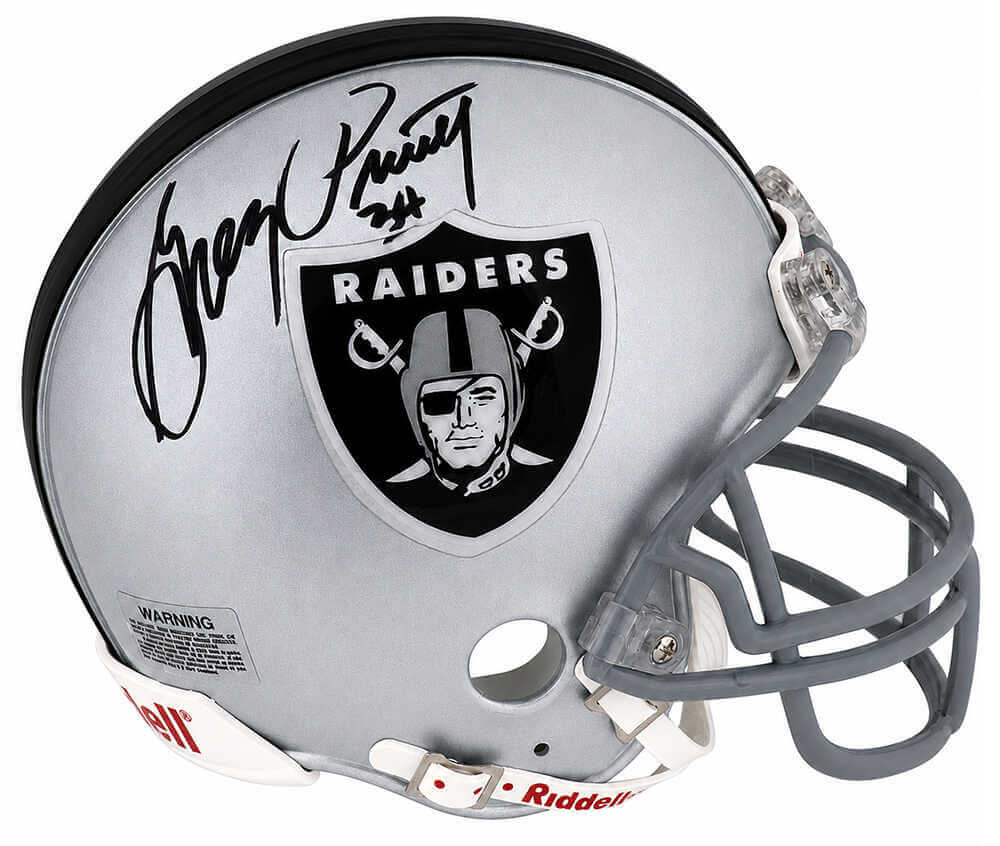 Greg Pruitt Signed Raiders Riddell (VSR4) Mini Helmet