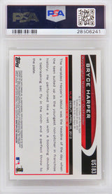 Bryce Harper (Washington Nationals) 2012 Topps Update Baseball #US183 RC Rookie Card - PSA 10 GEM MINT (New Label)
