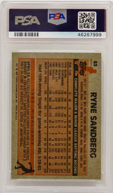 Ryne Sandberg (Chicago Cubs) 1983 Topps Baseball #83 RC Rookie Card - PSA 9 MINT (New Label)