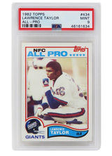 Lawrence Taylor (New York Giants) 1982 Topps Football #434 RC Rookie Card - PSA 9 MINT (E)