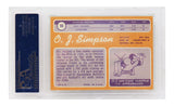 O.J. Simpson (Buffalo Bills) 1970 Topps Football RC Rookie Card #90 - PSA 8 NM-MT (C)