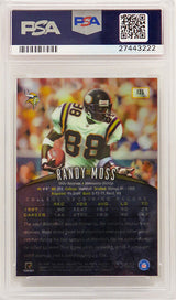 Randy Moss (Minnesota Vikings) 1998 Topps Finest Football #135 RC Rookie Card - PSA 10 (Non-Protected)
