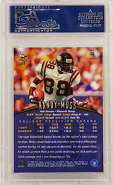 Randy Moss (Minnesota Vikings) 1998 Topps Finest Football #135 RC Rookie Card - PSA 10 GEM MINT