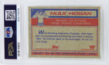 Hulk Hogan 1985 Topps WWF Pro Wrestling Stars (Yellow Background) RC Rookie Card #1 - PSA 9 MINT