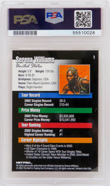 Serena Williams 2003 NetPro Tennis RC Rookie Trading Card #1 - PSA 10 GEM MINT
