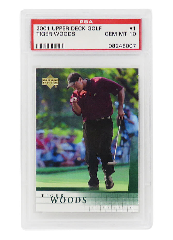 TIGER WOODS 2001 Upper Deck Golf #1 RC Rookie Card - PSA 10 GEM MINT
