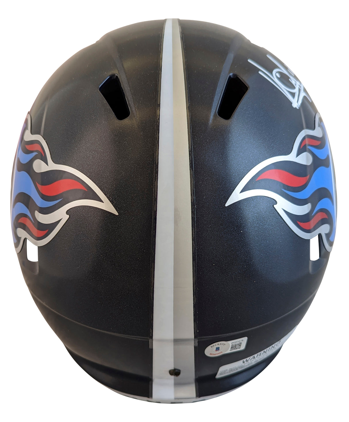 Titans Vince Young "2006 ROY" Signed Full Size Speed Rep Helmet BAS Witnessed