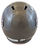 Buccaneers Ronde Barber Authentic Signed Full Size Speed Rep Helmet BAS Witness