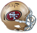 49ers Charles Haley Signed Full Size Speed Rep Helmet Autographed BAS Witnessed