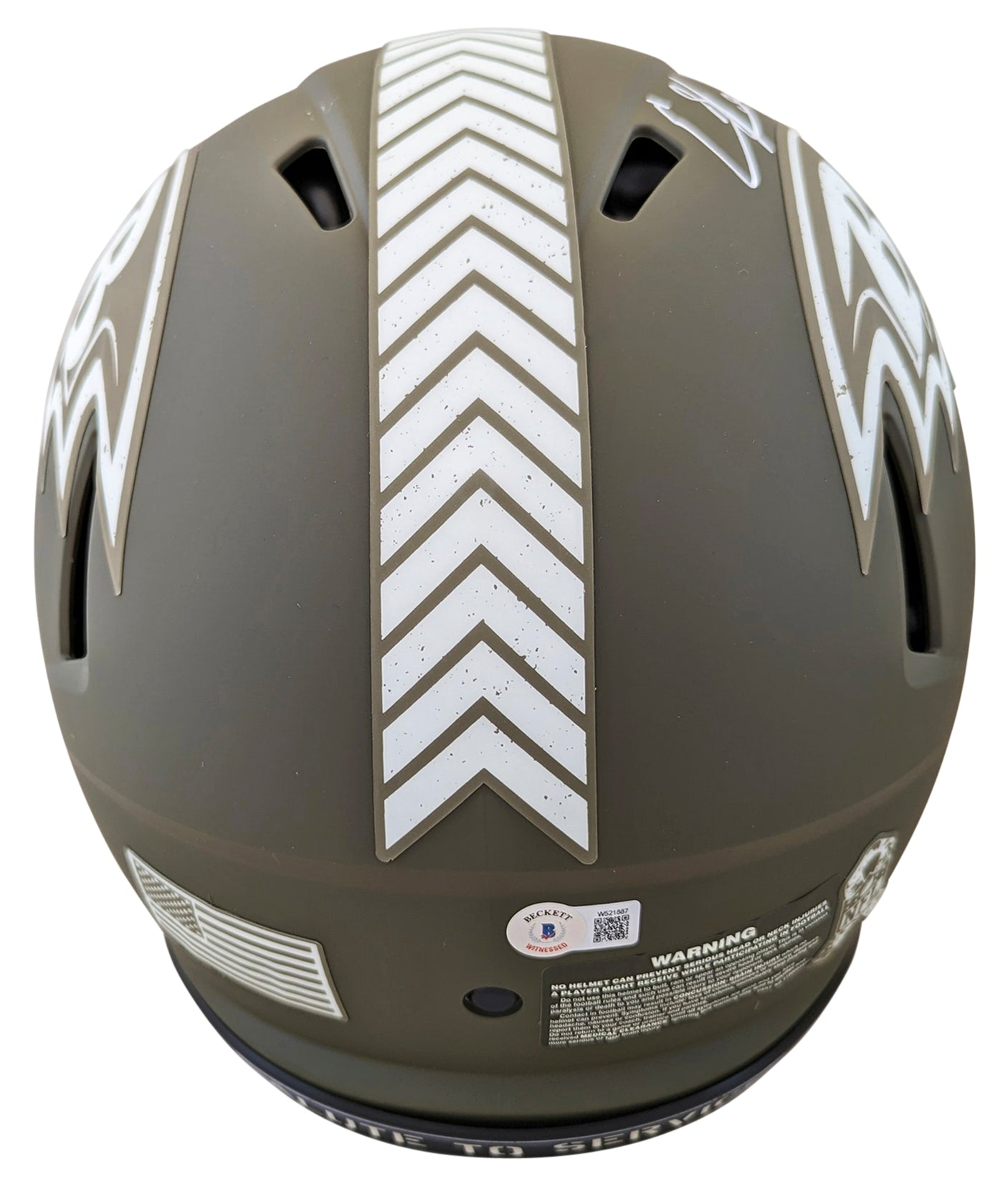 Ravens Ed Reed Signed Salute To Service Full Size Speed Proline Helmet BAS Wit