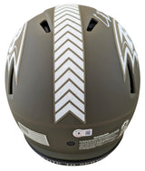 Ravens Ed Reed Signed Salute To Service Full Size Speed Proline Helmet BAS Wit