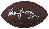 Oilers Warren Moon "HOF 06" Signed Wilson Super Grip Nfl Football BAS Witnessed