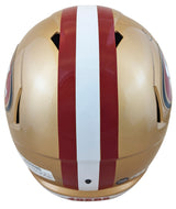 49ers Elijah Mitchell Authentic Signed Full Size Speed Rep Helmet BAS Witnessed