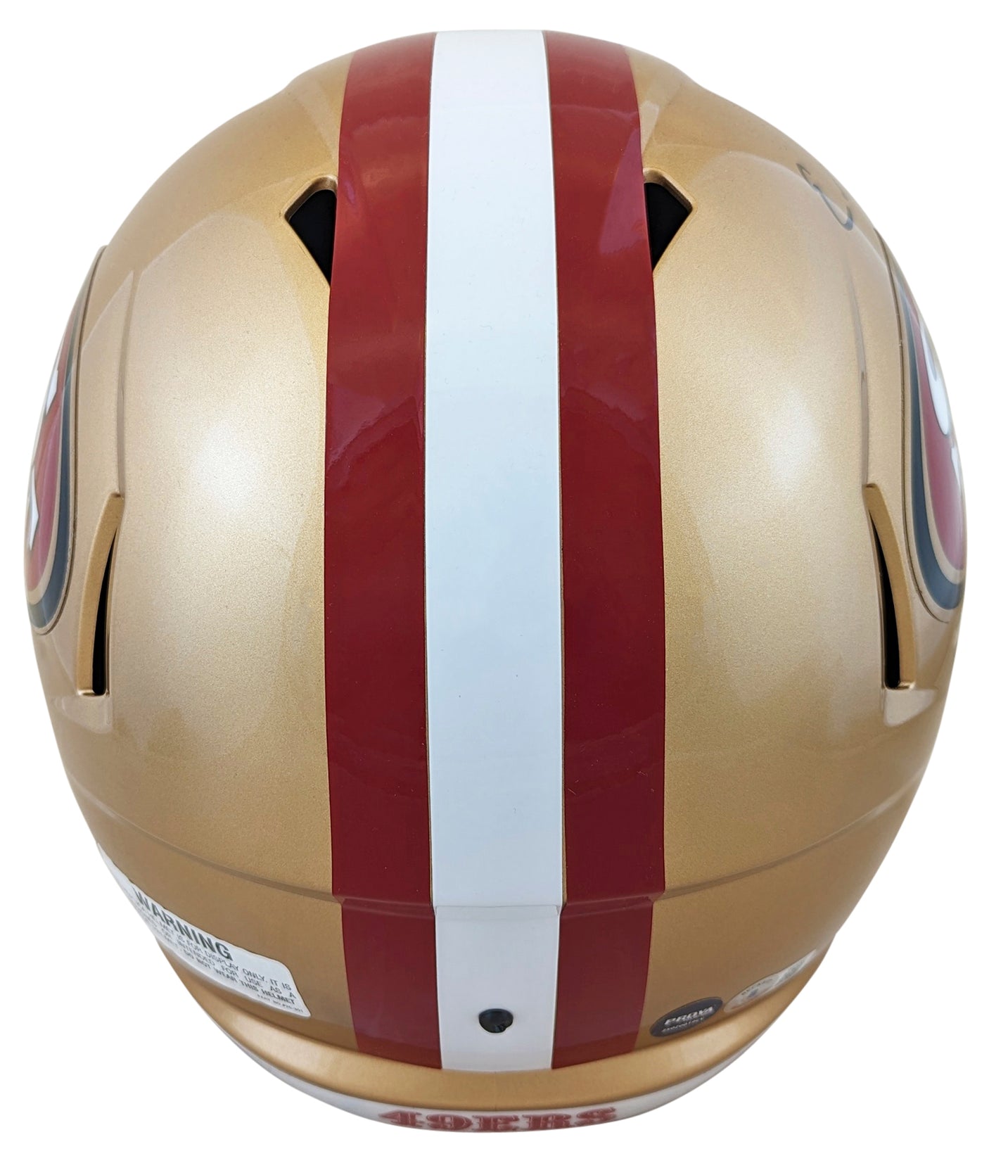 49ers Elijah Mitchell Authentic Signed Full Size Speed Rep Helmet BAS Witnessed