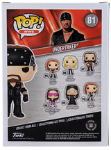 The Undertaker Authentic Signed WWE #81 Funko Pop Vinyl Figure BAS Witnessed