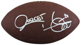 Raiders Raghib "Rocket" Ismail Signed Super Grip Nfl Football BAS Witnessed